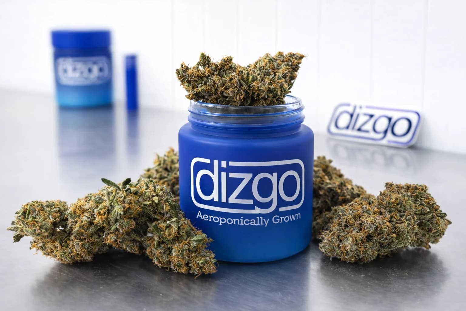 Dizgo jar with buds